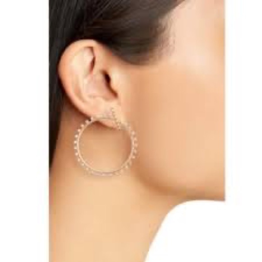 NWOT Kendra Scott Charlie Grace Hoop